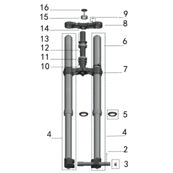 Talaria Front Fork Assembly (DNM)